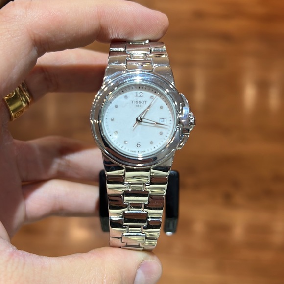 Tissot T-Sport White Diamond Dial Stainless Steel Ladies Watch T0802101101600 - Picture 3 of 8